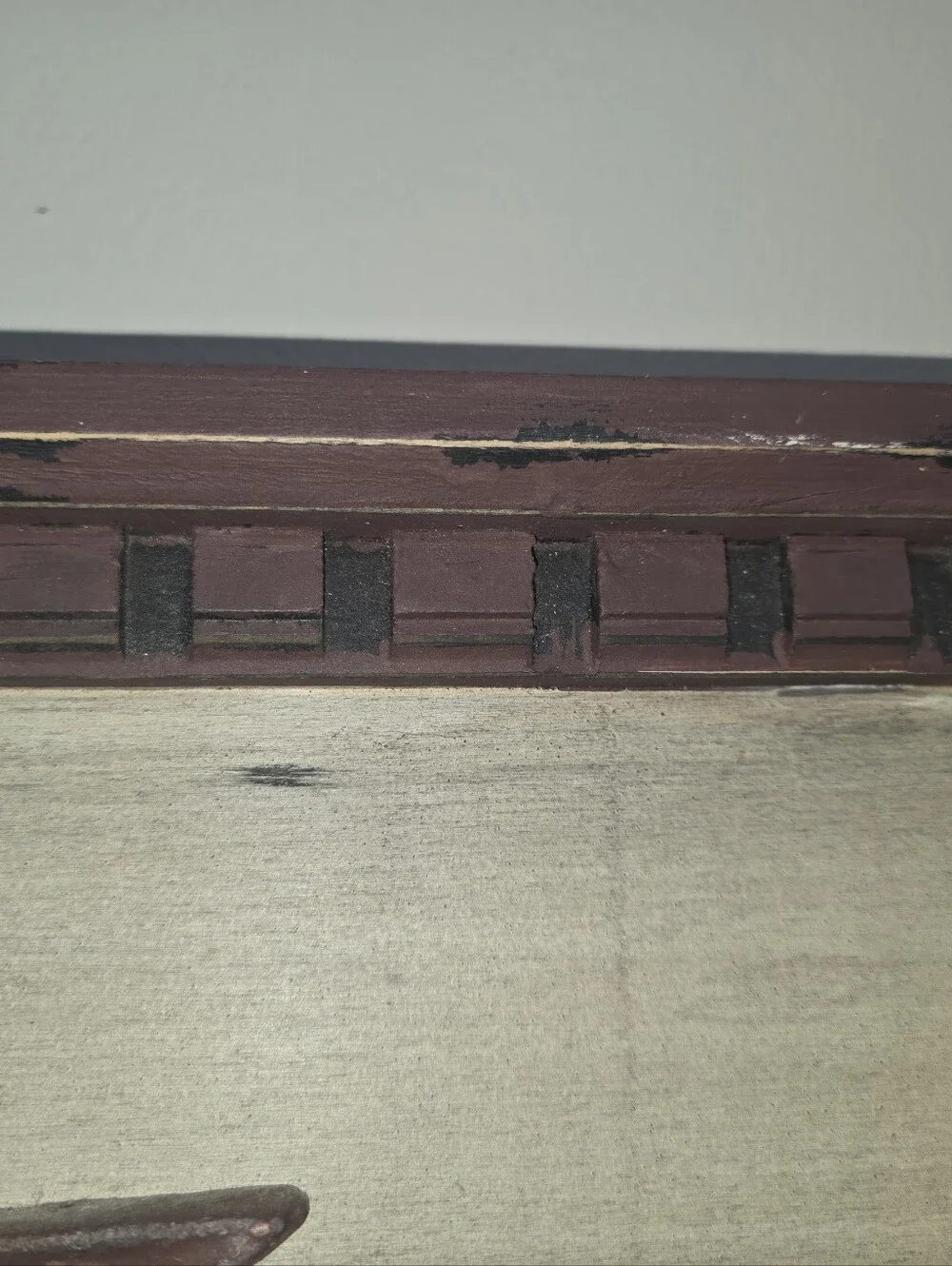 Rustic Primitive Distressed Wall Rack/Shelf